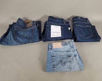 Lot 494 Group of blue jeans