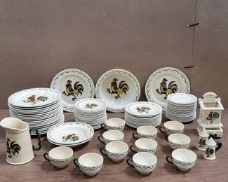 Lot 481 Vintage Poppy Trail California stoneware