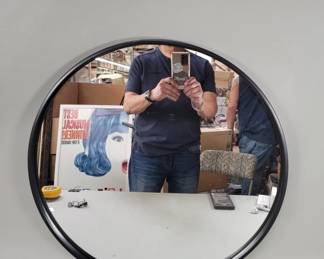 Lot 457 Metal frame Round wall mirror
