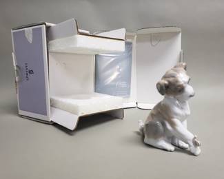 Lot 400 Lladro porcelain dog figurine