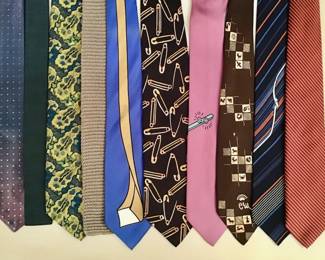 Lot 469 10 vintage mens ties