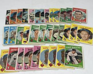 Lot 267 Group of 1959 Topps baseball cards