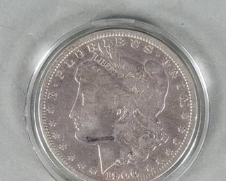 Lot 129 1900 U.S. Morgan Silver Dollar