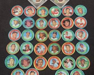 Lot 385h 1971 Topps metal baseball coins