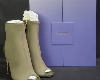 Lot 399 Kruel London peeptoe ankle booties in original box