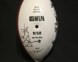 123 Lot 403h Dak Prescott signed Round21 football