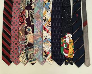 Lot 473 10 vintage mens ties