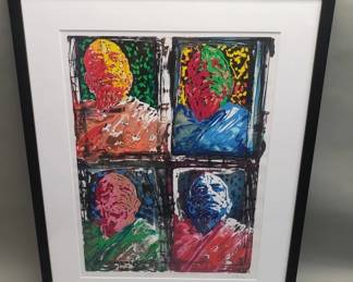 147 Lot 174 Signed monoprint Window of Wisdom Ventana de Sabiduria