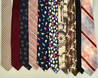 Lot 467 10 vintage mens ties