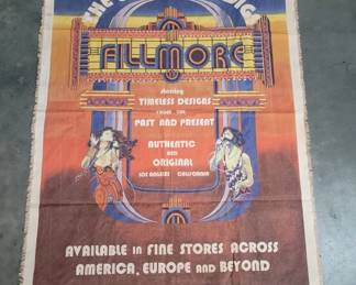 Lot 543 1972 promotional prin on canvas rock