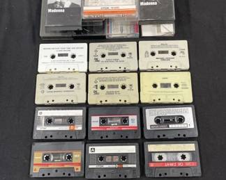 Lot 392h Lot of vintage cassette tapes Michael Jackson,