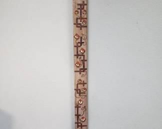 Lot 56 Vintage copper enameled wood plaque