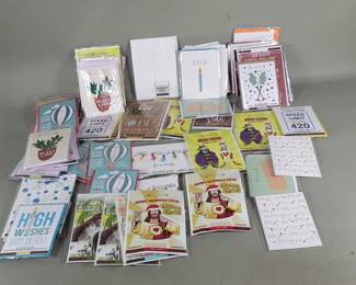 Lot 496 Group of novelty greeting cards