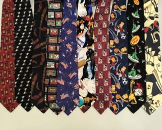 Lot 472 10 vintage mens ties