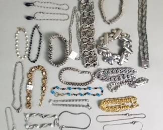 Lot 319 Vintage costume jewelry some designer