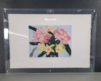 Lot 170 Winifred Pickard Signed lithograph Rhododendron