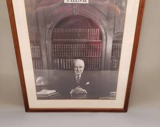 Lot 240 Thomas J. Watson I.B.M. founder framed portrait