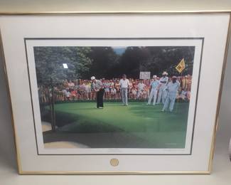 Lot 243 Lee Trevino Shoal Creek numbered signed print