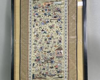 102 Lot 177 Vintage Chinese embroidery
