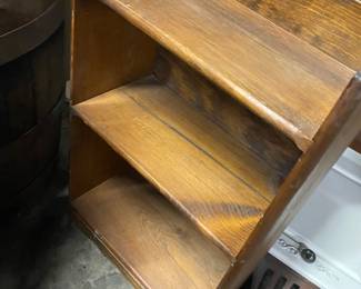 Wooden bookshelf