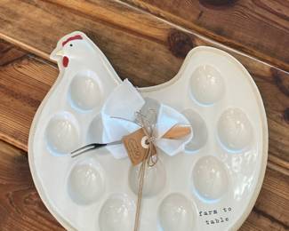 New deviled egg platter
