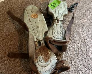 Antique roller skates