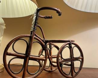 Wicker tricycle