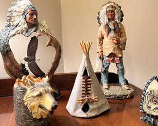 Native American figurine set