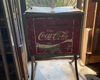 Vintage Coke cooler