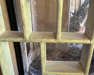 Vintage hanging shelf