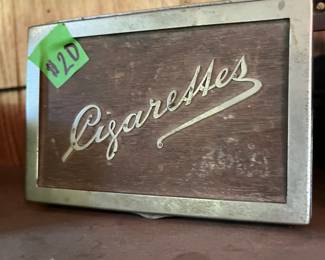 Vintage cigarette case