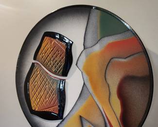Signed contemporary wall art