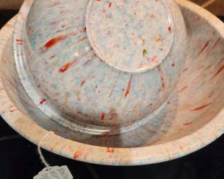 Vintage MCM splatter bowls