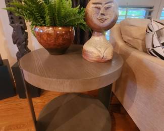 Ethan Allen Braemore round side table
