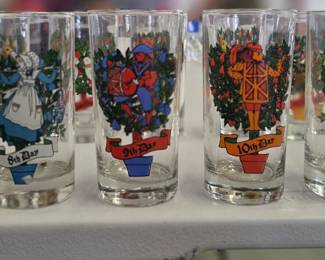 12 Days of Christmas Glasses
