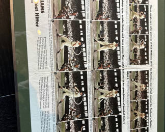 Lot 104: Framed Ted Williams Baseball Magazine Page