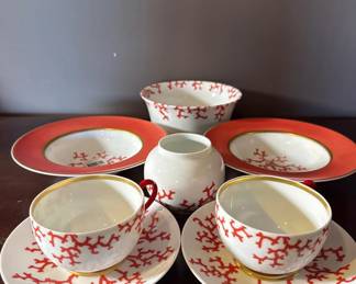 Lot 161: Raynaud Cristobal Alberto Pinto Porcelain Tableware Set