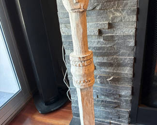 Lot 91: Kaduna from Indonesia Carved Wooden Figure Sculpture