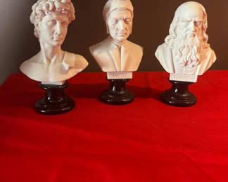 Lot 48: Set of Three Classical Bust Sculptures