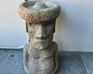 Lot 95: Stone Carved Figure Sculpture