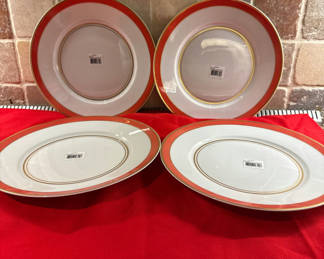 Lot 154: Raynaud Cristobal Serving Platter and Soup Bowls