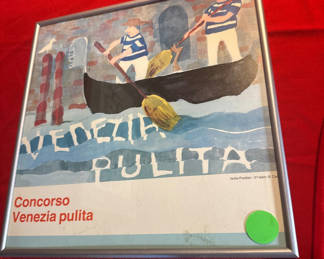 Lot 57: Framed Venezia Pulita Poster Print