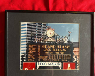 Lot 31: Framed photograph of Jack Sullivan grand slam