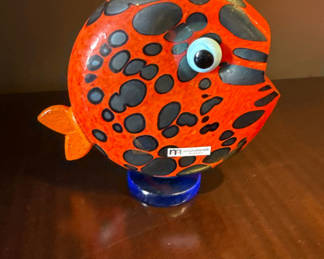 Lot 79: Vetro Murano Glass Fish Figurine