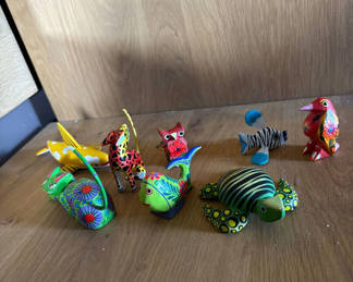 Lot 110: Hand-Painted Animal Figurines