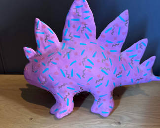 Lot 149: Pink Stegosaurus Dinosaur Figurine