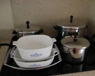 Faberware and Corning Ware