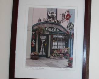 Cafe Framed Art