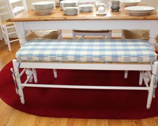 Rattan Bench