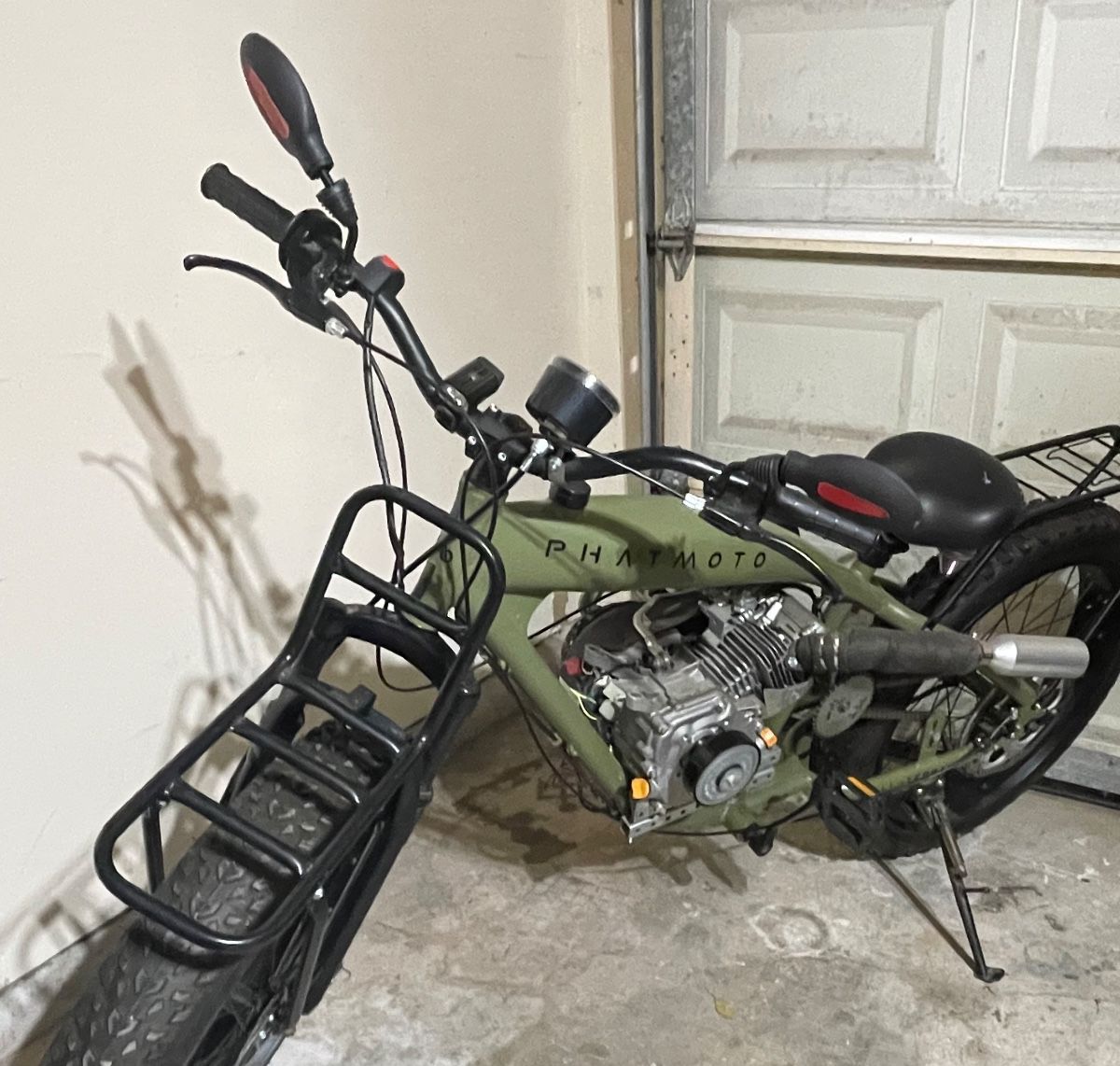 Phatmoto extreme all-terrain bicycle, all in with parts (picture of parts included in this posting, scroll to near end), upgraded engine 